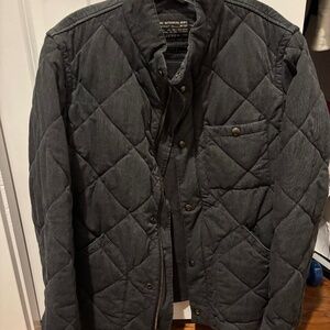 J Crew Sussex Quilted Utility Jacket PrimaLoft Gray Men’s Small